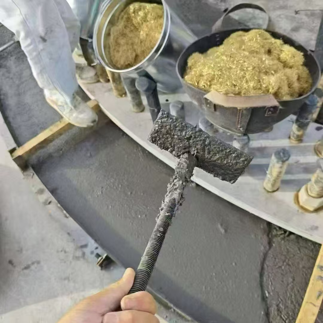 开阳C120钢纤维高强无收灌浆料 轧机压缩机汽轮机发电机锻压设备底座灌浆材料